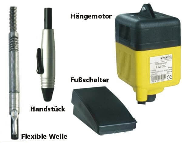 Hängemotor Set 800 Watt