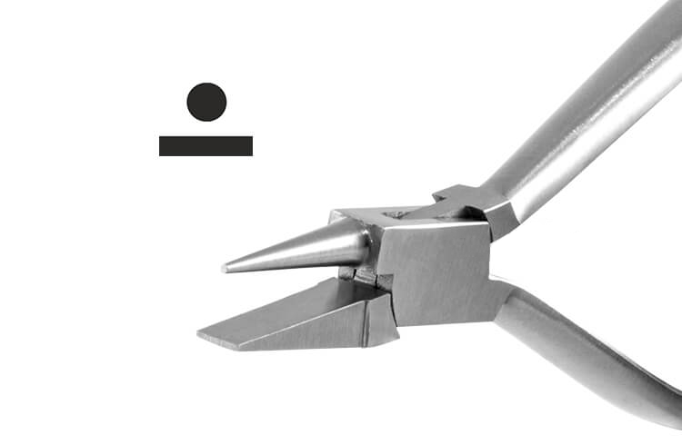 Schienenzange rund / flach