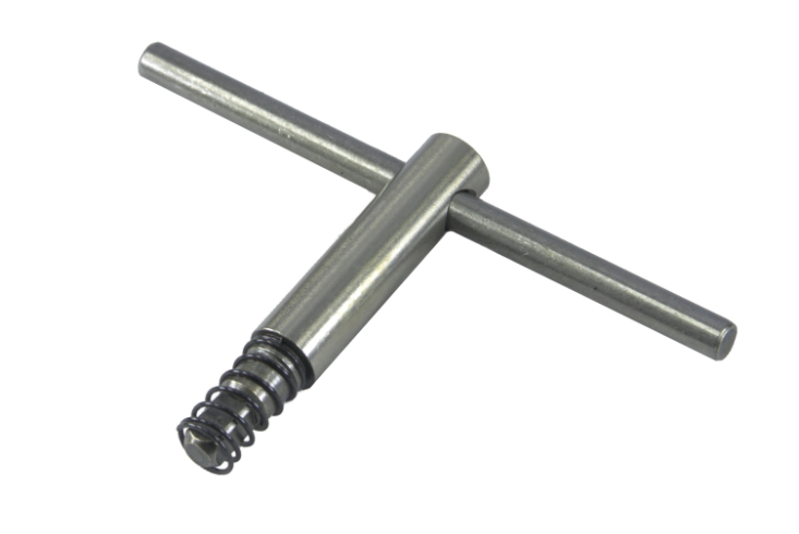 Drehfutterschlüssel, Feder