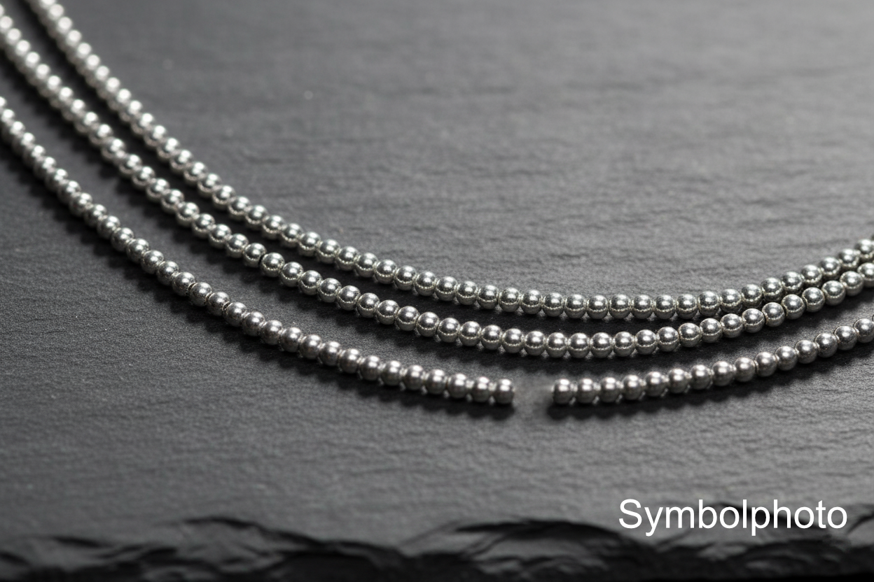 Perldraht Silber 935/- 1,0 mm