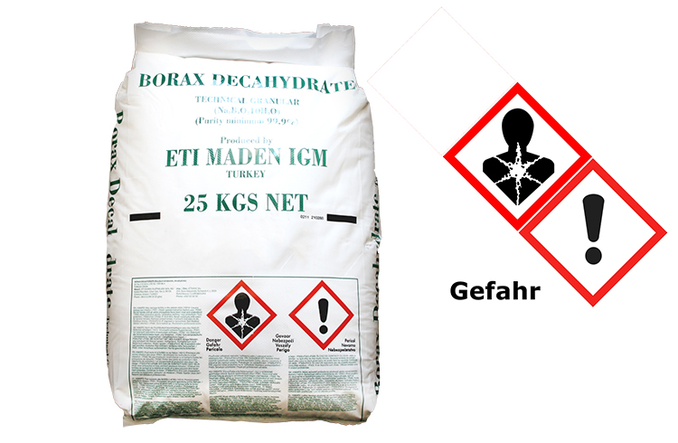 Borax Pulver Schmelzpulver 25 kg