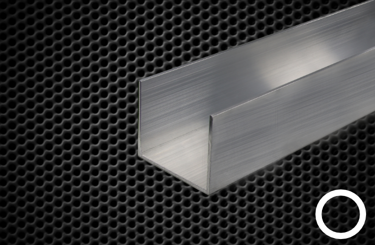 Aluminium U-Profil AlMgSi Länge 500 mm