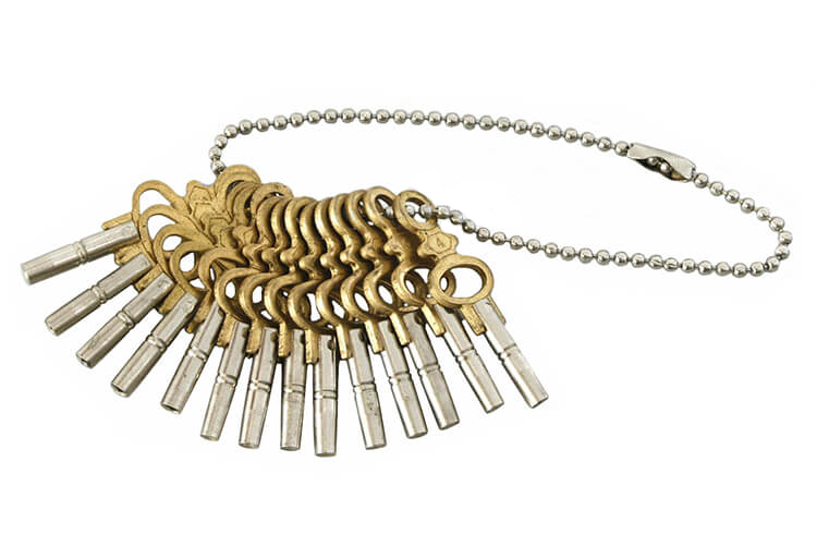 Taschenuhr Schlüssel Satz