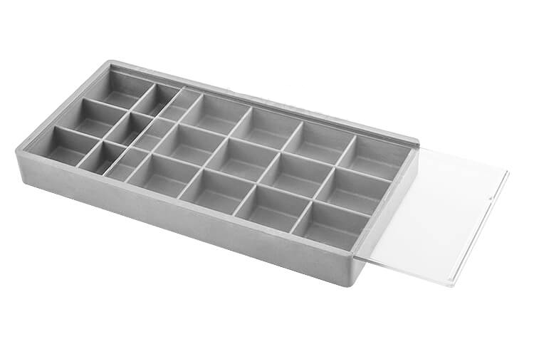 Kleinteile-Magazin 18 Fächer