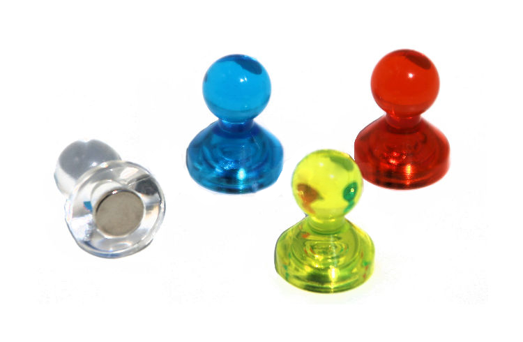 4 Pinmagnete
