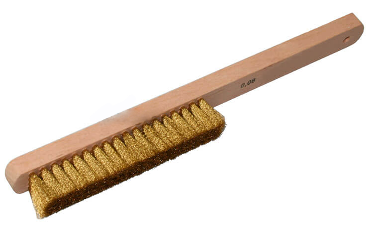 Handbürste, Messing, 0,10 mm