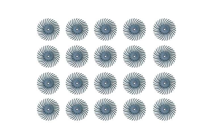 20 Bristle Discs Mattierungsräder Körnung 400