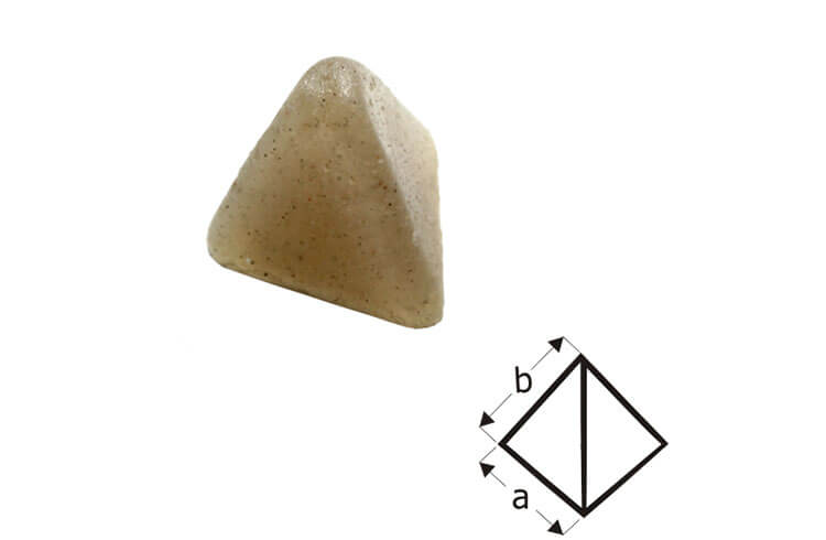 Schleifkörper Kunststoff Pyramide superfein