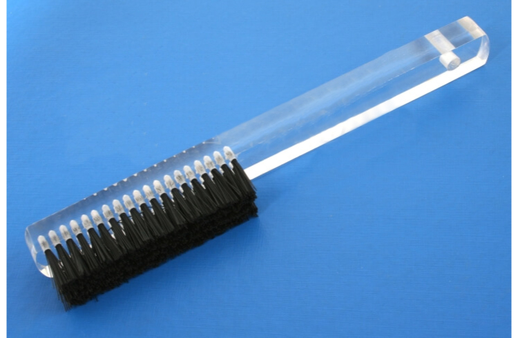 Handbürste, Acrylglas