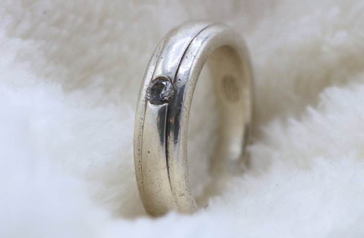 2ND CHANCE NR.38 RING 925/- SILBER RING GR.56