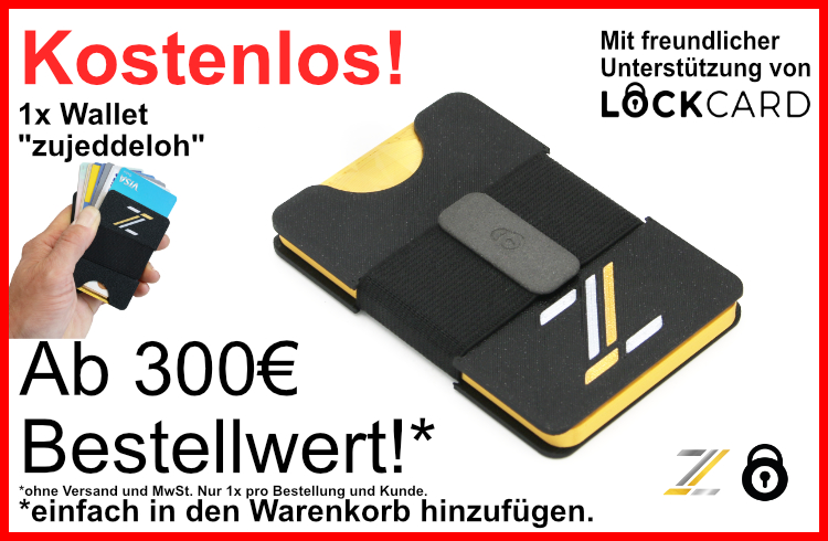 Gratis Wallet bis zum 10.11.23 12 Uhr