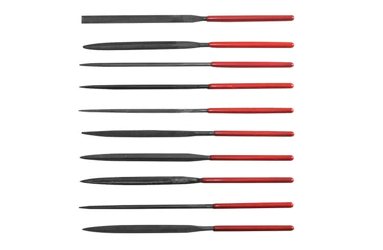 Nadelfeilen Set 10-tlg. 140 x 3 mm