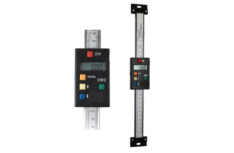 Anbaumessstab Anbaumessschieber, vertikal