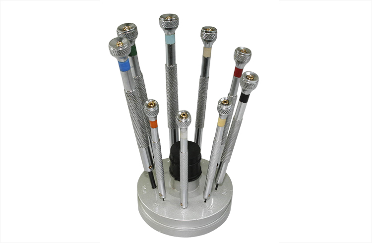 Schraubendrehersatz mit festem Sockel