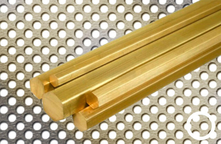 Messing Sechskantstangen Ms 58 Länge 250 mm