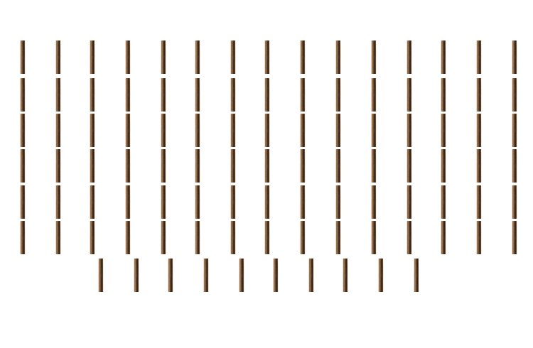 10 0Pinpolierer braun 3 x 20 mm