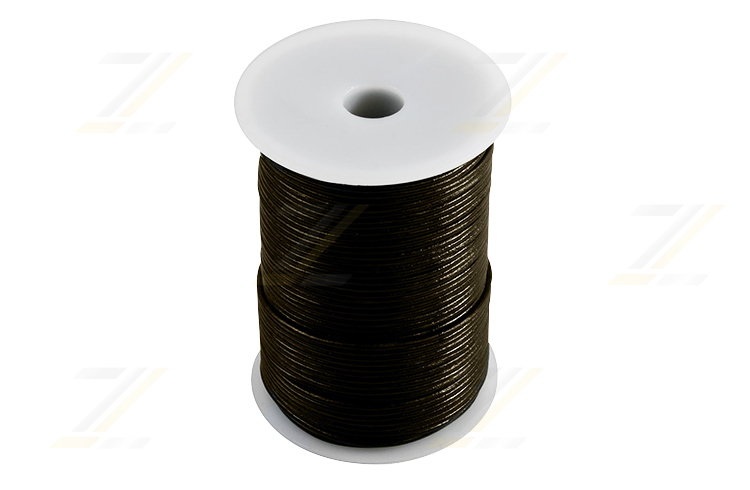 Lederband, dunkelbraun , Ø 1,0 mm