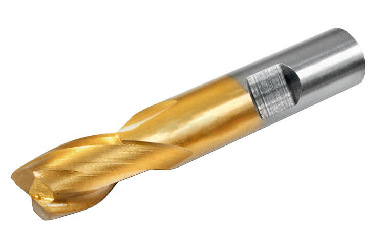 Schaftfräser HSS TIN DIN 327