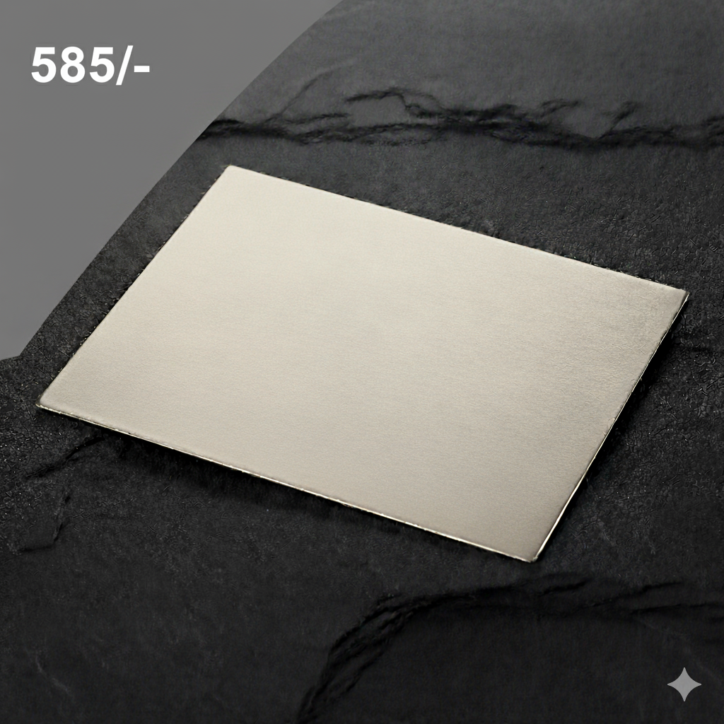 Goldblech Weissgold 585/-