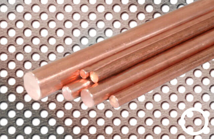 Kupfer Rundstangen E-Cu57 Länge 250 mm