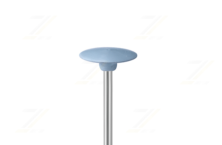 Silikonpolierer Schaft Linse blau