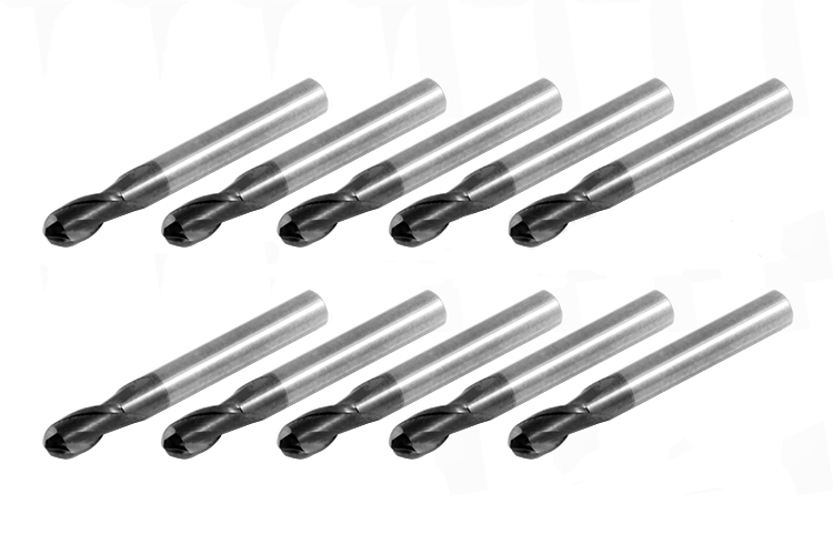 10 Radiusfräser VHM AlTiN 45 HRC