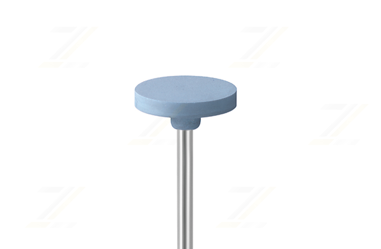 Silikonpolierer Schaft Rad blau