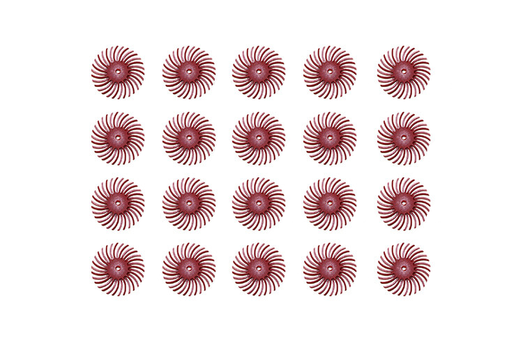 20 Bristle Discs Mattierungsräder Körnung 220