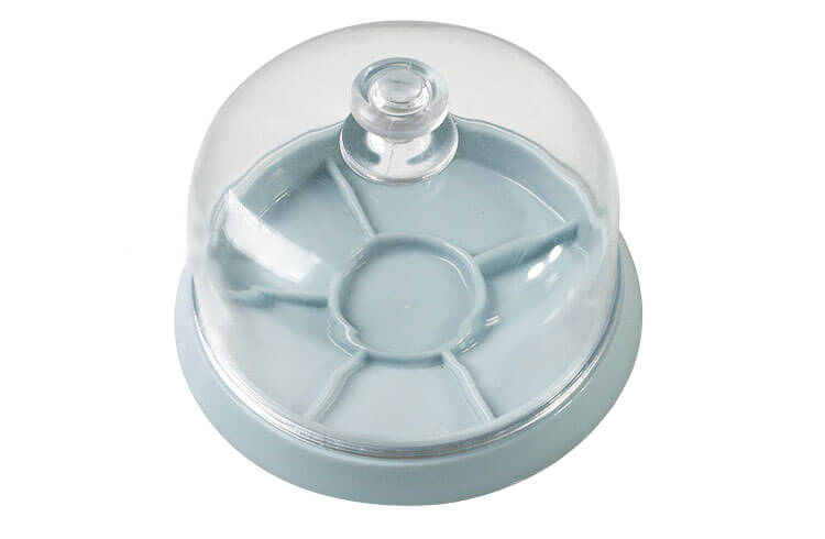 Uhrmacherdose / Arbeitsteller mit Staubschutz