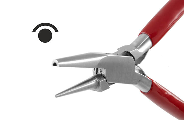 Schienenzange konkav / rund