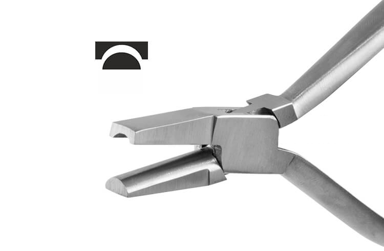 Schienenzange halbrund / konkav