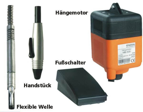 Hängemotor Set 500 Watt