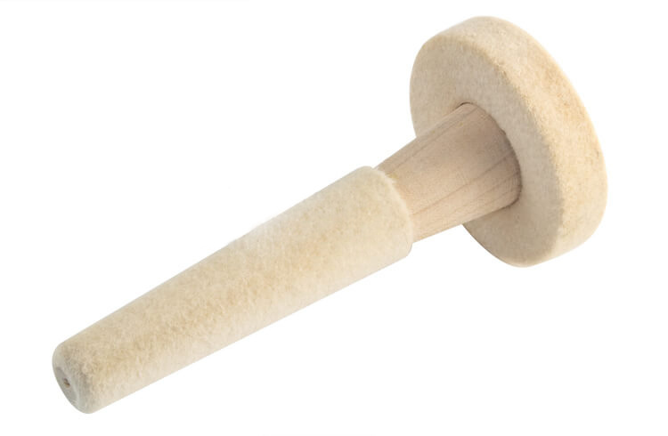 Filzriegel 75 mm mit Scheibe