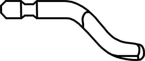 10 Ersatzklingen B10 für Kurbel Entgrater