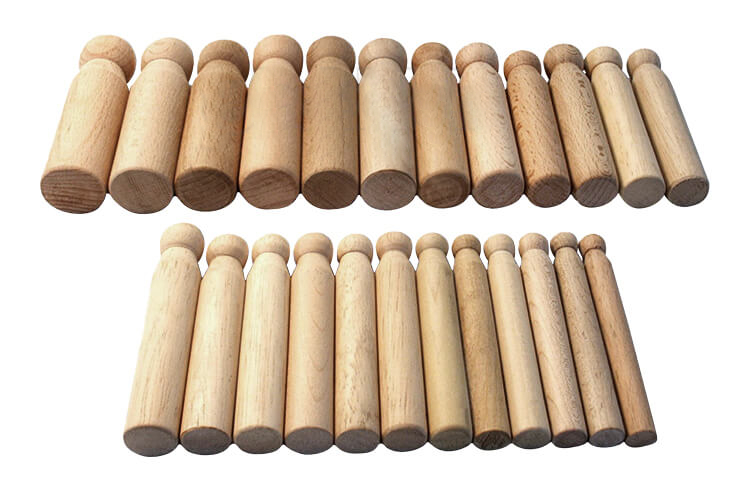 Holzpunzensatz 10 - 25 mm