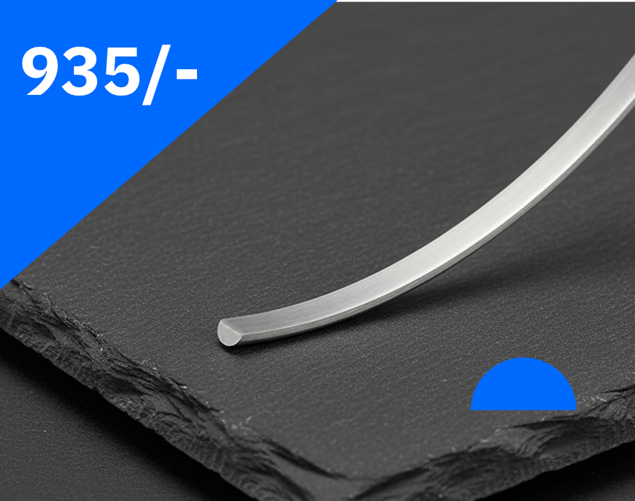 Silberdraht halbrund 50% Silber 935/-