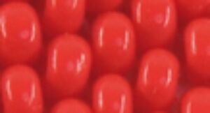 Böhmische Rocailles korallrot