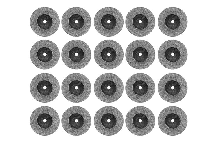 20 Diamant-Trennscheiben, ungelocht 22 mm