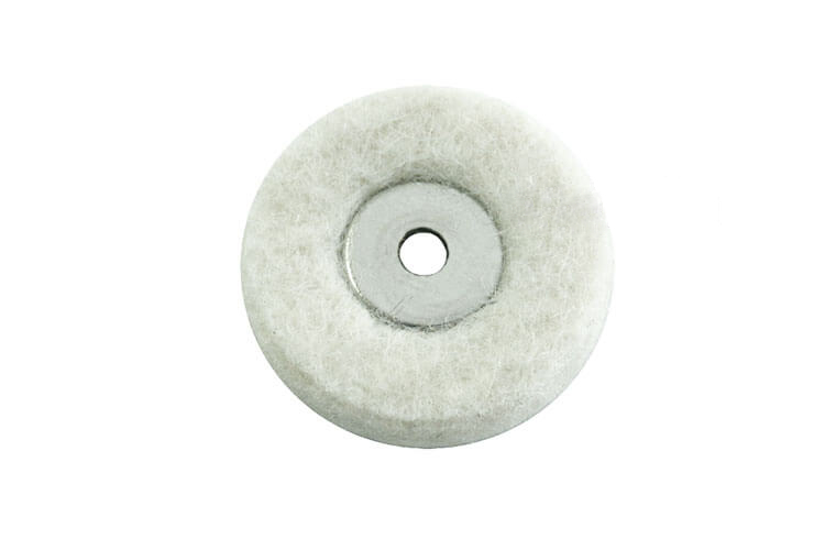 Radbürste unmontiert Filz mittel
