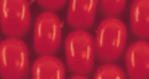 Böhmische Rocailles karminrot