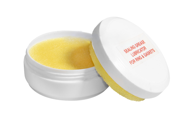 Benetzungsbox mit Silikon für Uhrendichtungen