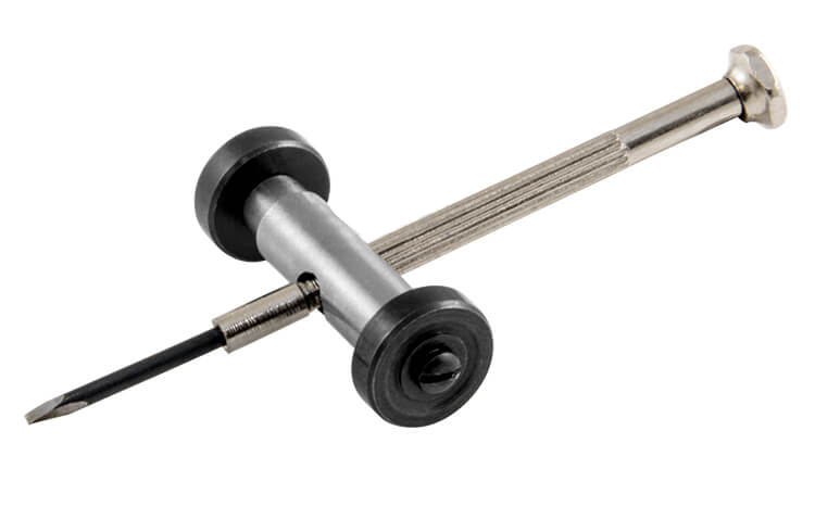 Schleifhilfe Schärfhilfe für Schraubendreher