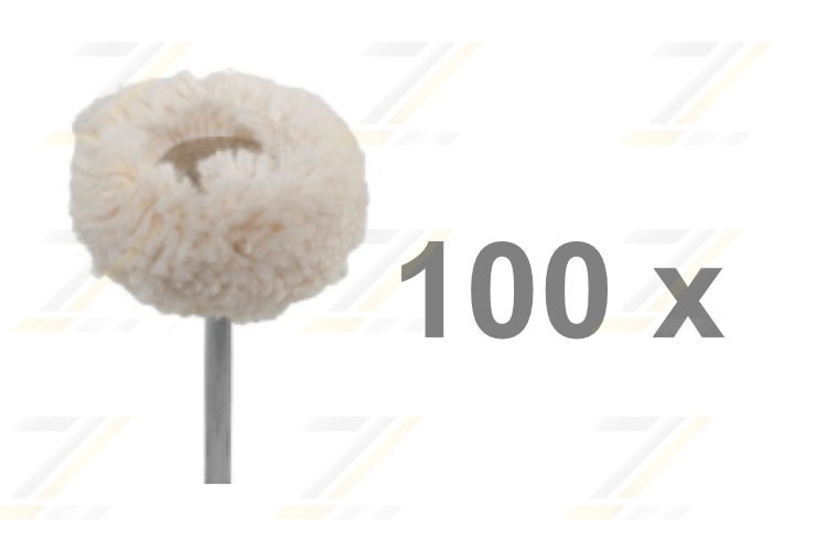 100 Polierräder Baumwolle/Garn