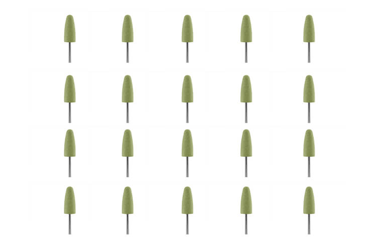 20 Gummipolierer gelb 10 x 24 mm