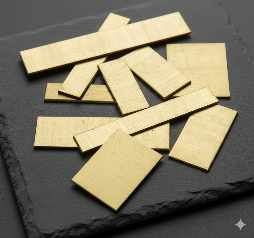 1 Blech 585/- 1,5mm / 3,9 g