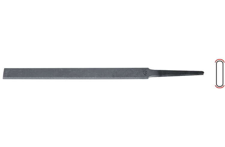 Präzisionsfeile, Scharnierfeile, flach