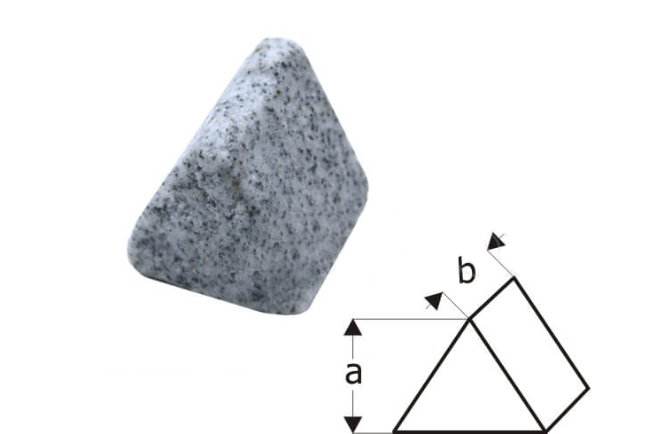 Schleifkörper Keramik Dreieck grob