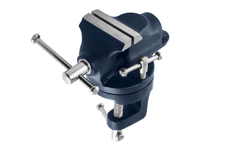 Schraubstock 50 mm klemmbar drehbar