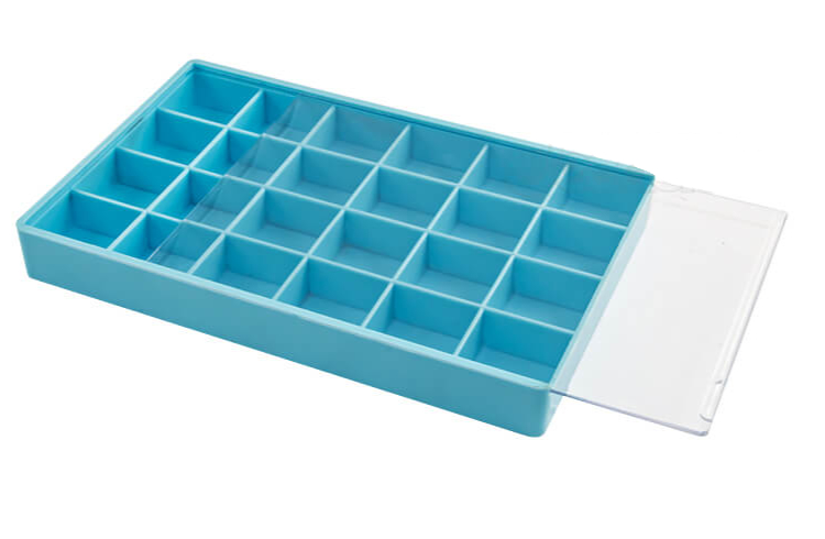 Kleinteile-Magazin 24 Fächer