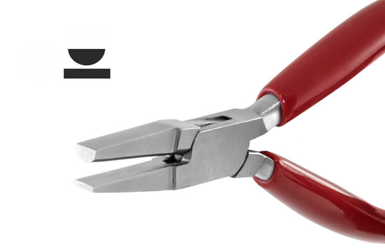 SCHIENENZANGE FLACH / HALBRUND